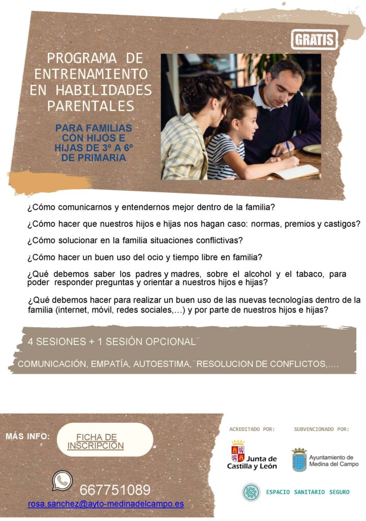 Curso Habilidades Parentales (cartel) 